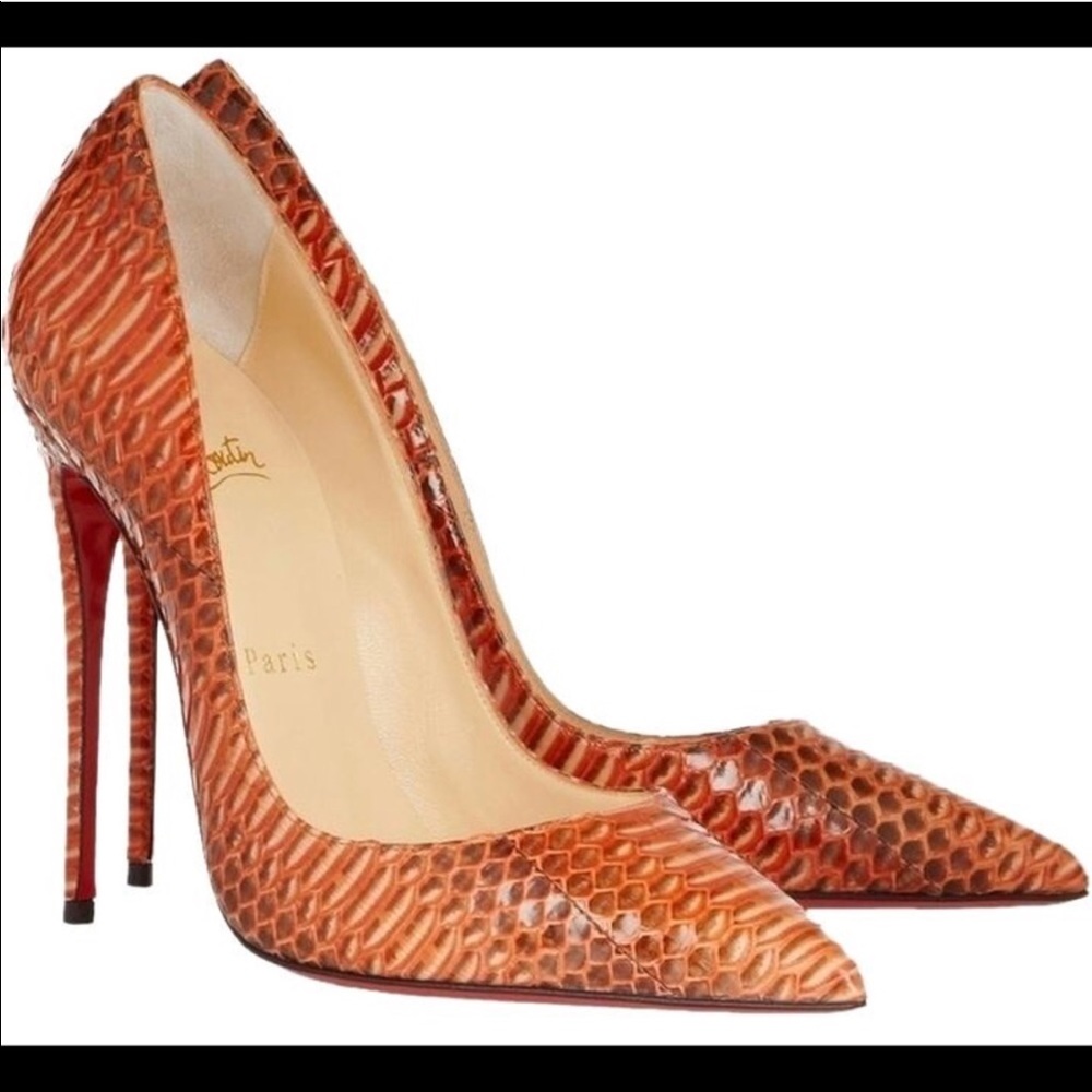 Snake skin louboutin